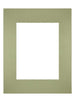 Passepartout Dimensione Cornice 24x30 cm - Formato Immagine 15x20 cm - Menta Verde