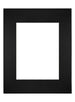 Passepartout Dimensione Cornice 24x30 cm - Formato Immagine 15x20 cm - Nero