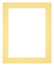 Passepartout Dimensione Cornice 25x30 cm - Formato Immagine 15x20 cm - Giallo