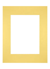 Passepartout Dimensione Cornice 28x35 cm - Formato Immagine 18x24 cm - Giallo