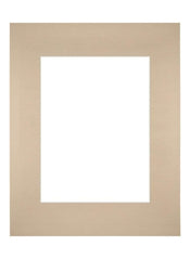 Passepartout Dimensione Cornice 28x35 cm - Formato Immagine 18x24 cm - Beige