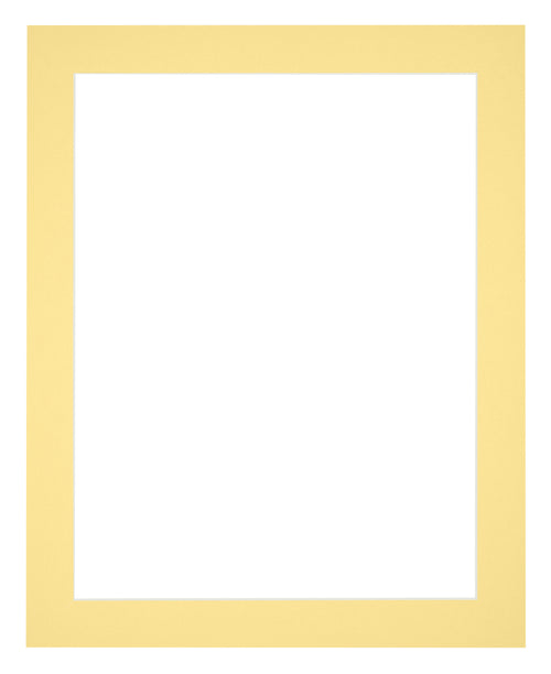 Passepartout Dimensione Cornice 28x35 cm - Formato Immagine 20x25 cm - Giallo