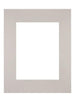 Passepartout Dimensione Cornice 28x35 cm - Formato Immagine 18x24 cm - Granito Grigio