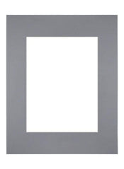 Passepartout Dimensione Cornice 28x35 cm - Formato Immagine 18x24 cm - Grigio