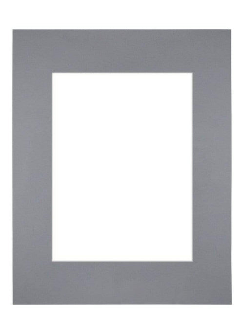 Passepartout Dimensione Cornice 28x35 cm - Formato Immagine 18x24 cm - Grigio