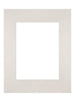 Passepartout Dimensione Cornice 28x35 cm - Formato Immagine 18x24 cm - Grigio Chiaro