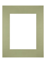 Passepartout Dimensione Cornice 28x35 cm - Formato Immagine 18x24 cm - Menta Verde