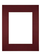 Passepartout Dimensione Cornice 28x35 cm - Formato Immagine 18x24 cm - Vino Rosso