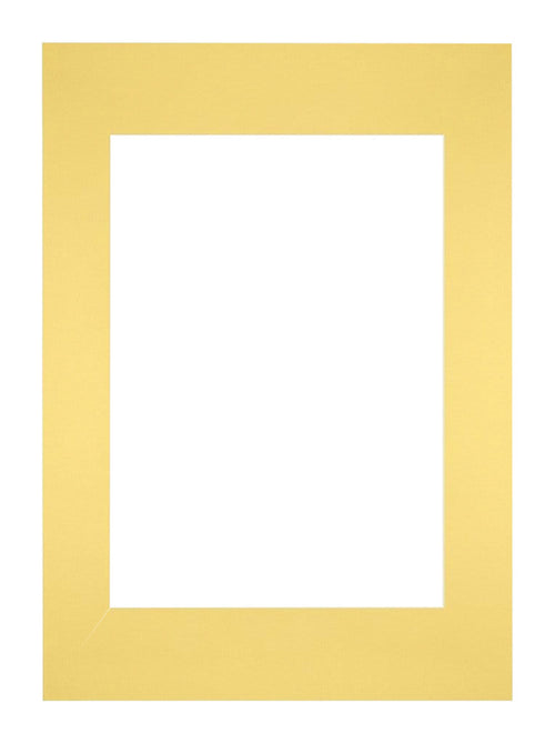 Passepartout Dimensione Cornice 29 7x42 cm - A3 Formato Immagine 21x29 7 cm - Giallo