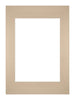 Passepartout Dimensione Cornice 29 7x42 cm - A3 Formato Immagine 21x29 7 cm - Beige