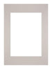 Passepartout Dimensione Cornice 29 7x42 cm - A3 Formato Immagine 21x29 7 cm - Granito Grigio