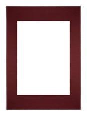 Passepartout Dimensione Cornice 29 7x42 cm - A3 Formato Immagine 21x29 7 cm - Vino Rosso