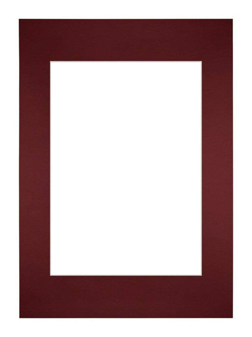 Passepartout Dimensione Cornice 29 7x42 cm - A3 Formato Immagine 21x29 7 cm - Vino Rosso