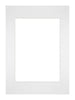 Passepartout Dimensione Cornice 29 7x42 cm - A3 Formato Immagine 21x29 7 cm - Bianco