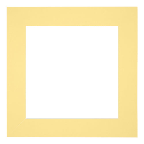 Passepartout Dimensione Cornice 30x30 cm - Formato Immagine 15x15 cm - Giallo