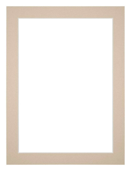 Passepartout Dimensione Cornice 36x48 cm - Formato Immagine 30x40 cm - Beige