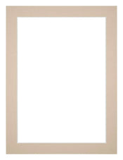 Passepartout Dimensione Cornice 18x24 cm - Formato Immagine 12x18 cm - Beige