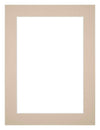 Passepartout Dimensione Cornice 48x68 cm - Formato Immagine 40x50 cm - Beige