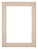 Passepartout Dimensione Cornice 48x68 cm - Formato Immagine 40x50 cm - Beige