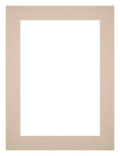 Passepartout Dimensione Cornice 45x60 cm - Formato Immagine 40x50 cm - Beige