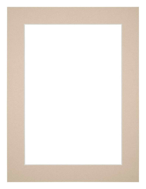 Passepartout Dimensione Cornice 45x60 cm - Formato Immagine 40x50 cm - Beige