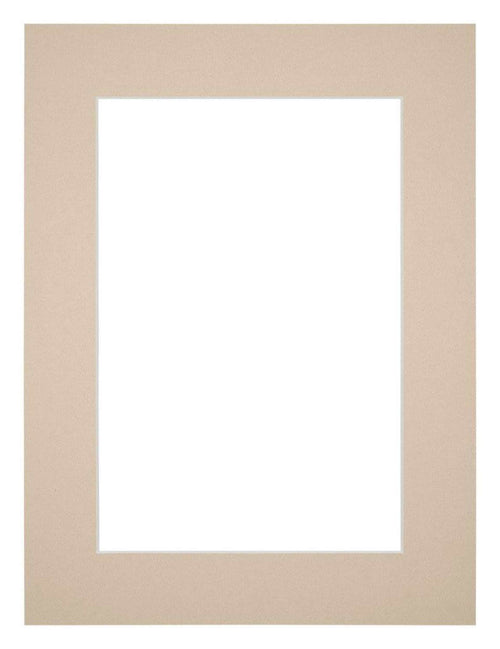 Passepartout Dimensione Cornice 30x40 cm - Formato Immagine 20x30 cm - Beige