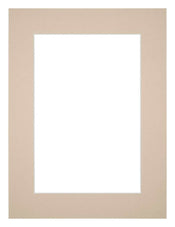 Passepartout Dimensione Cornice 18x24 cm - Formato Immagine 9x13 cm - Beige