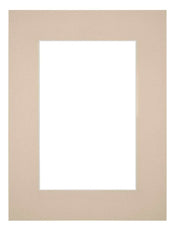 Passepartout Dimensione Cornice 45x60 cm - Formato Immagine 30x45 cm - Beige