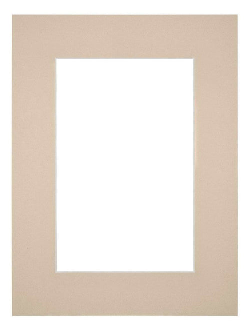 Passepartout Dimensione Cornice 45x60 cm - Formato Immagine 30x45 cm - Beige