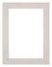 Passepartout Dimensione Cornice 46x61 cm - Formato Immagine 40x50 cm - Granito Grigio