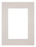 Passepartout Dimensione Cornice 45x60 cm - Formato Immagine 30x45 cm - Granito Grigio