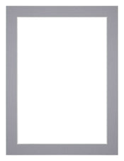 Passepartout Dimensione Cornice 18x24 cm - Formato Immagine 12x18 cm - Grigio