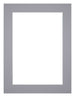 Passepartout Dimensione Cornice 46x61 cm - Formato Immagine 40x50 cm - Grigio