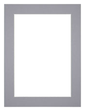 Passepartout Dimensione Cornice 45x60 cm - Formato Immagine 40x50 cm - Grigio