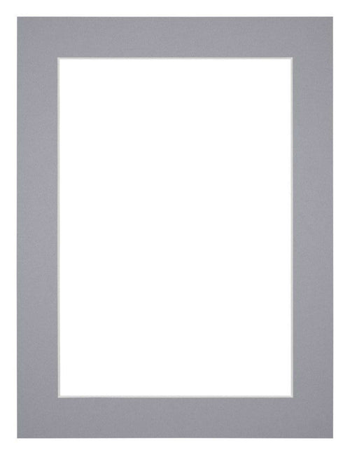 Passepartout Dimensione Cornice 45x60 cm - Formato Immagine 40x50 cm - Grigio