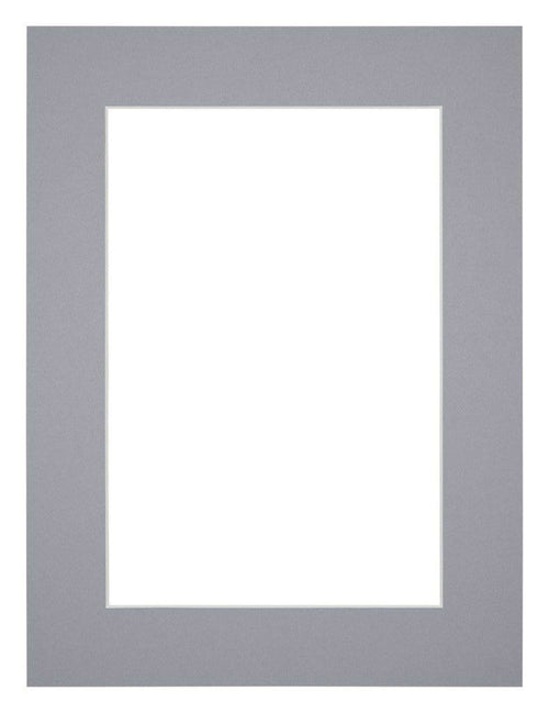 Passepartout Dimensione Cornice 75x100 cm - Formato Immagine 60x90 cm - Grigio