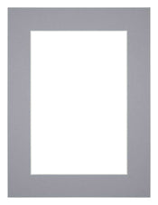 Passepartout Dimensione Cornice 45x60 cm - Formato Immagine 35x50 cm - Grigio