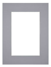 Passepartout Dimensione Cornice 45x60 cm - Formato Immagine 30x45 cm - Grigio