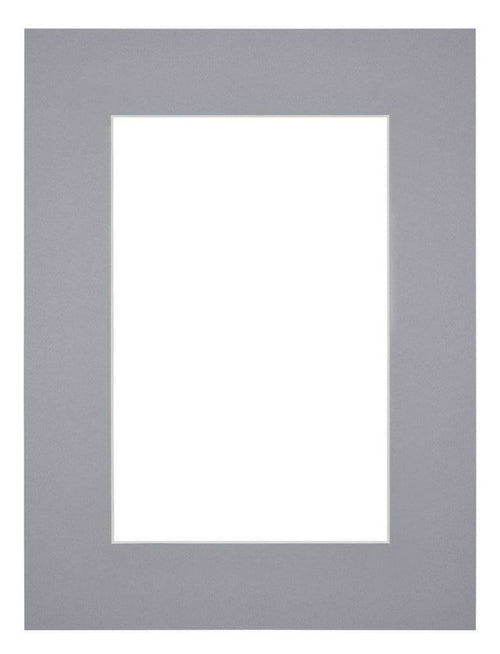 Passepartout Dimensione Cornice 45x60 cm - Formato Immagine 30x45 cm - Grigio