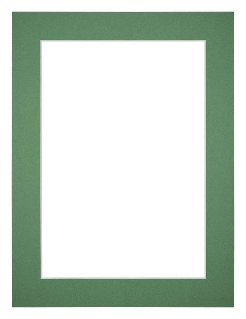Passepartout Dimensione Cornice 46x61 cm - Formato Immagine 40x50 cm - Foresta Verde