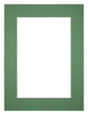Passepartout Dimensione Cornice 75x100 cm - Formato Immagine 60x90 cm - Foresta Verde
