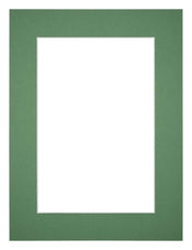 Passepartout Dimensione Cornice 75x100 cm - Formato Immagine 60x90 cm - Foresta Verde