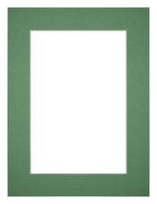 Passepartout Dimensione Cornice 18x24 cm - Formato Immagine 9x13 cm - Foresta Verde