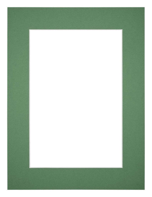 Passepartout Dimensione Cornice 60x80 cm - Formato Immagine 50x70 cm - Foresta Verde