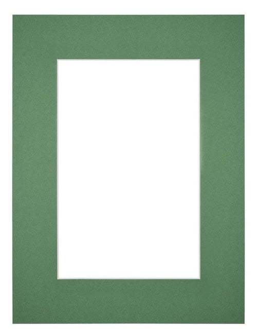 Passepartout Dimensione Cornice 45x60 cm - Formato Immagine 30x45 cm - Foresta Verde