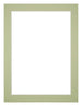 Passepartout Dimensione Cornice 60x80 cm - Formato Immagine 55x75 cm - Menta Verde