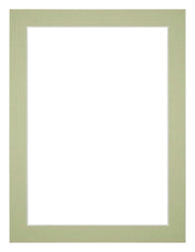 Passepartout Dimensione Cornice 18x24 cm - Formato Immagine 12x18 cm - Menta Verde