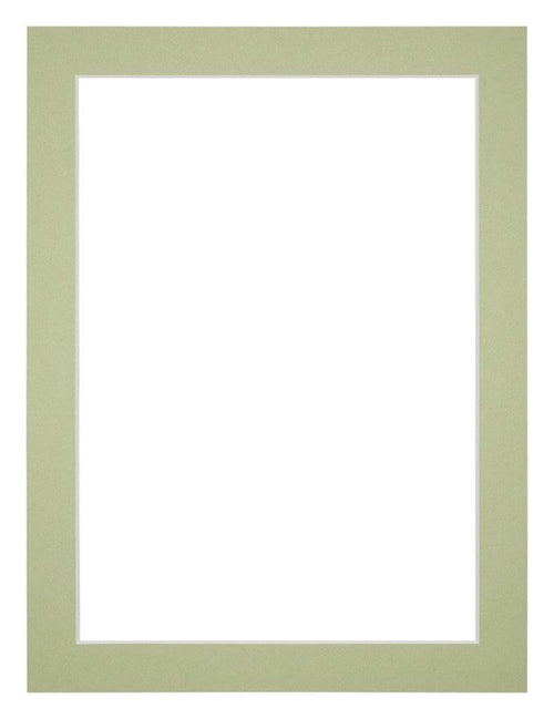 Passepartout Dimensione Cornice 18x24 cm - Formato Immagine 12x18 cm - Menta Verde