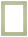 Passepartout Dimensione Cornice 48x68 cm - Formato Immagine 40x50 cm - Menta Verde