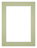 Passepartout Dimensione Cornice 48x68 cm - Formato Immagine 40x50 cm - Menta Verde